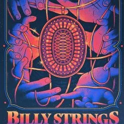 Half Hazzard Press Billy Strings - 2021 Half Hazard Poster Los Angeles, CA Gig Posters