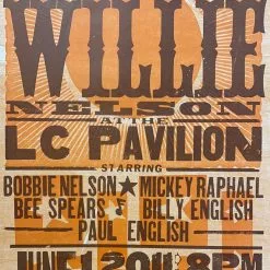 Willie Nelson - 2011 Hatch Show Print 6/1 Poster Columbus, Ohio Gig Posters