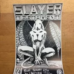 Slayer - 1991 Frank Kozik Poster Houston, TX The Unicorn 11 Slayer - 1991 Frank Kozik Poster Houston, TX The Unicorn