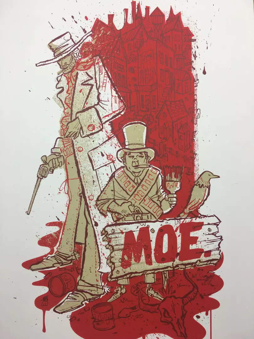 Moe. - 2005 Methane Studios Poster Fall Tour 3 Moe. - 2005 Methane Studios Poster Fall Tour