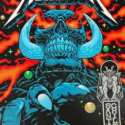 Gig Posters Metallica - 2022 Pitchgrim Poster Santiago, Chile