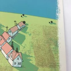 Gig Posters Walk The Moon - 2015 Justin Santora Poster Austin, TX Stubb's BBQ