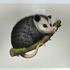 Virginia Opossum - 2018 Mike Mitchell Poster Art Print Variant