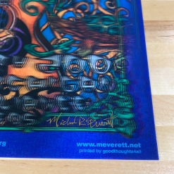 Rothbury - 2009 Michael Everett Lenticular Poster Conscious Alliance Gig Posters