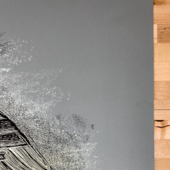 Art Prints Rural Corvus - 2009 Dan Grzeca Poster Art Print Asphalt Grey