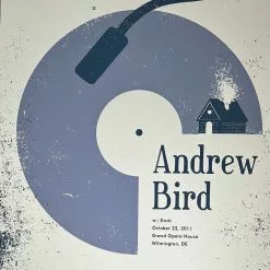 Andrew Bird - 2011 Nerl Says Design Poster Wilmington, DE
