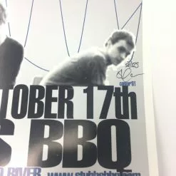 Jared Conner Gig Posters Travis Remy Zero - 2001 Jared Connor Poster Austin, TX Stubb's BBQ