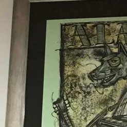 Alabama Shakes - 2012 Dan Grzeca Poster Chicago, IL Riviera Theatre FRAMED