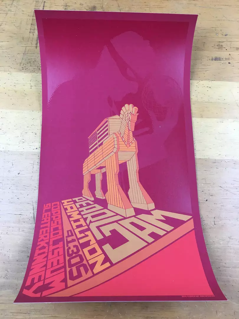 Pearl Jam - 2005 Brad Klausen Poster Hamilton, ON, CAN Copps Coliseum 5 Pearl Jam - 2005 Brad Klausen Poster Hamilton, ON, CAN Copps Coliseum