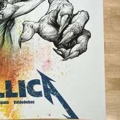 Jonathan Wayshak Metallica - 2019 Jonathan Wayskak Poster Madrid, Spain