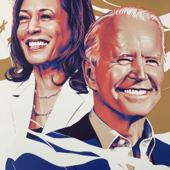 Art Prints Inaugural Poster - 2021 Tracie Ching Joe Biden Kamala Harris Inauguration OFFICIAL