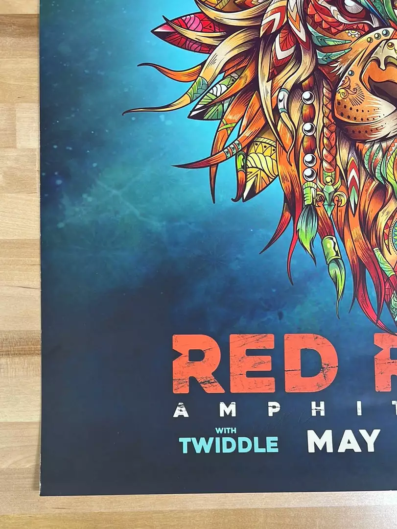 Status Serigraph Stick Figure - 2018 Twiddle Poster Red Rocks Morrison, CO 8 Status Serigraph Stick Figure - 2018 Twiddle Poster Red Rocks Morrison, CO