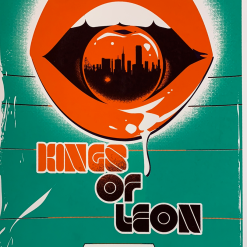 Kings Of Leon - 2017 Jason Malmberg Poster Mountain View, CA Shoreline Gig Posters