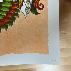 Gig Posters Dodo - 2021 BioWorkz Poster Dave Matthews Band Orange