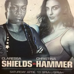 Sold Out Posters Boxing - 2019 Poster Shields Vs Hammer 7 Sold Out Posters Boxing - 2019 Poster Shields Vs Hammer