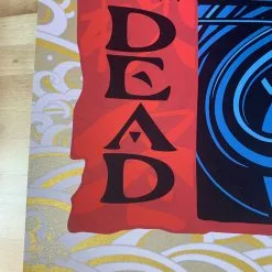 Grateful Dead - 2020 Todd Slater Poster Gold Foil Edition #1/150