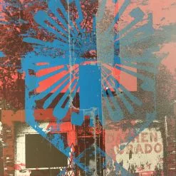 Dinosaur Jr - 2008 Dan MacAdam Crosshair Poster Cambridge, MA Middle East