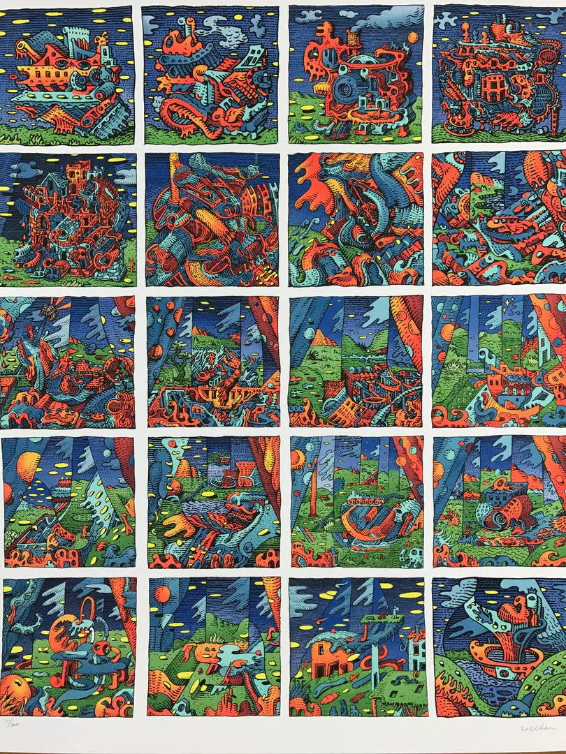 Sentient Factory - 2016 David Welker Poster, New York, Art 3 Sentient Factory - 2016 David Welker Poster, New York, Art