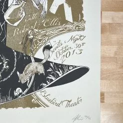 Deer Tick - 2013 Moon Light Speed Press Poster Denver, CO Colorado