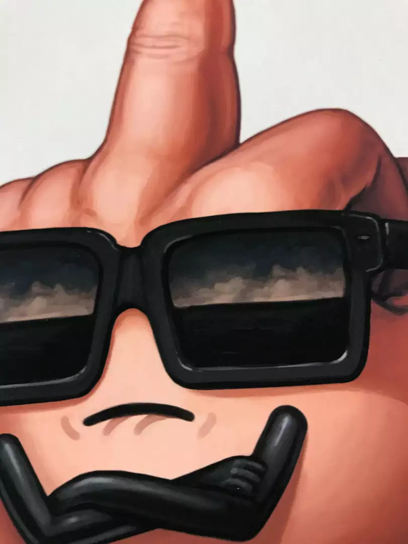 MF Dude - 2017 Mike Mitchell Poster Print Middle Finger Art Prints 4 MF Dude - 2017 Mike Mitchell Poster Print Middle Finger Art Prints