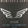 Sold Out Posters Mumford & Sons - 2015 Glasgow, Scotland, UK SSE Hydro