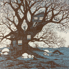 Tree House - 1995 Jeral Tidwell Poster Art Print