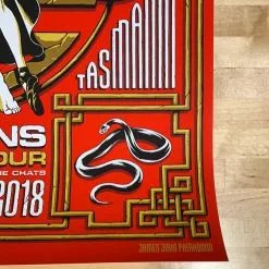 James Jirat Patradoon Queens Of The Stone Age - 2018 James Patradoon Poster Hobart, AUS