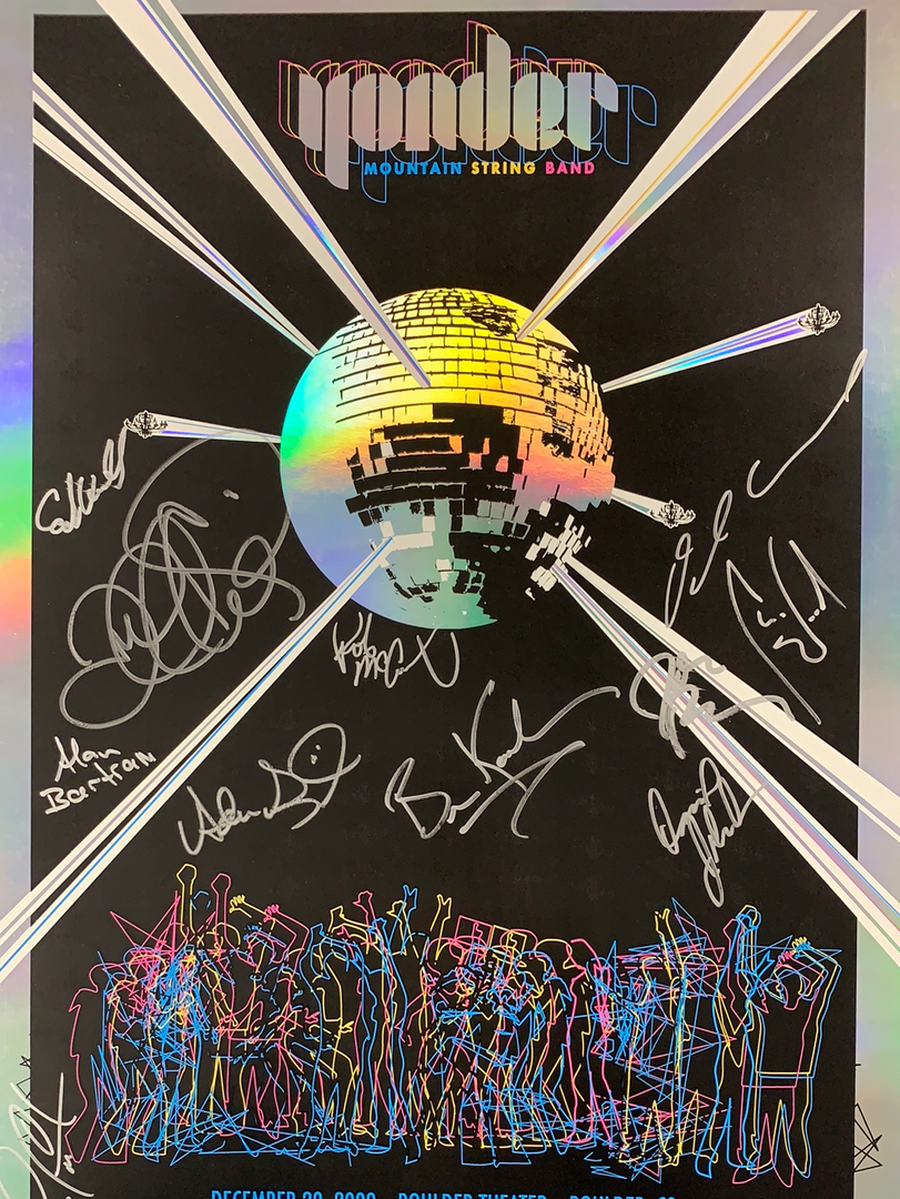 Colorado Yonder Mountain String Band - 2009 Art-i-fact Poster, CO FOIL Fillmore 3 Colorado Yonder Mountain String Band - 2009 Art-i-fact Poster, CO FOIL Fillmore