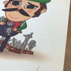 First Loser - 2016 Mike Mitchell Poster Luigi, Mario Brothers Art Prints