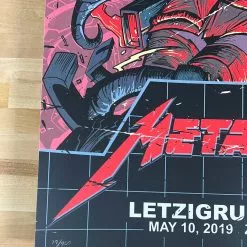 Gig Posters Metallica - 2019 Dayne Henry Jr. Poster Zurich, SUI