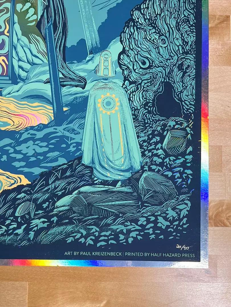 Half Hazzard Press Umphrey's McGee - 2019 Half Hazard Press Poster Chillicothe, IL FOIL Foil Posters 7 Half Hazzard Press Umphrey's McGee - 2019 Half Hazard Press Poster Chillicothe, IL FOIL Foil Posters