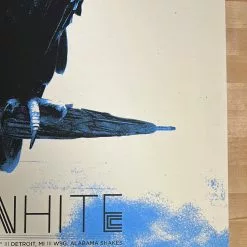 Jack White - 2012 The Silent Giants Poster Detroit, MI PM Show