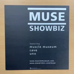 Sold Out Posters Gig Posters Muse - 1999 Original Vinyl Poster Insert 12.31x12.31 Record Art