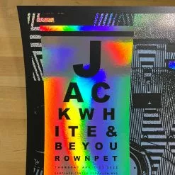 Gig Posters Jack White - 2022 The Silent Giants Poster Brooklyn, New York X/83