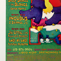 Dave Huckins MHP 54 December Santa Clause - 1998 Poster Maritime Hall San Fran 1st