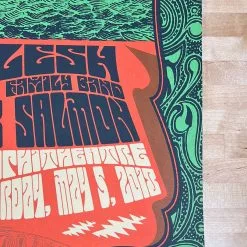 Grateful Dead Phil Lesh - 2018 Status Serigraph Poster Red Rocks, Morrison, CO