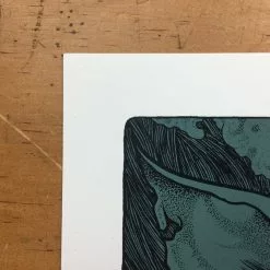 Pig Lady - 2008 John Dyer Baizley Poster Teal Art Prints