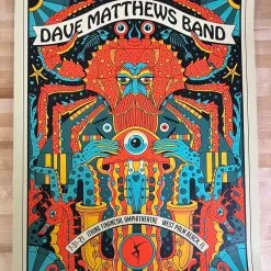 Methane Studios Gig Posters Dave Matthews Band - 2021 Methane Poster West Palm Beach, FL 7/31