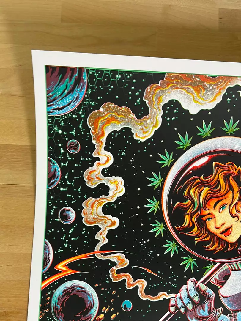 311 - 1996 Miles Tsang Poster Red Rocks Morrison, CO GREEN 4 311 - 1996 Miles Tsang Poster Red Rocks Morrison, CO GREEN