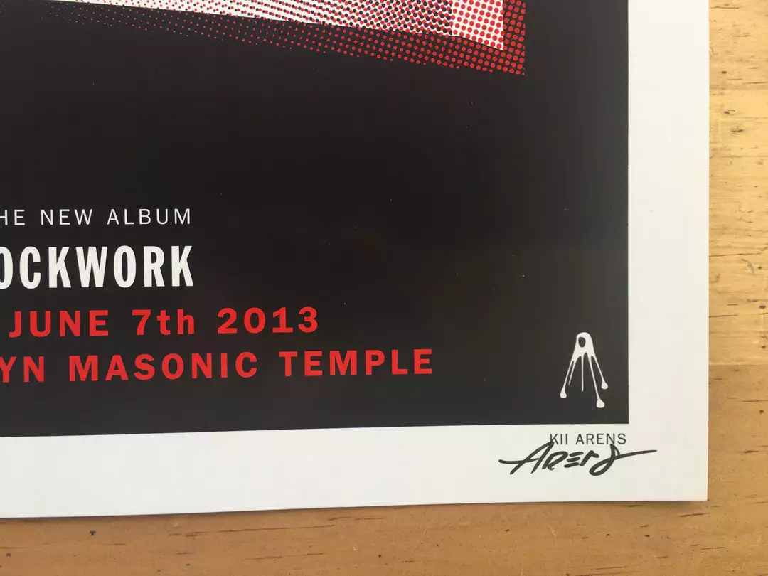 Queens Of The Stone Age - 2013 Kii Arens Poster Brooklyn New York QOTSA 4 Queens Of The Stone Age - 2013 Kii Arens Poster Brooklyn New York QOTSA