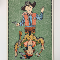 Art Prints Cowboy And Indian - Fugscreens Studios Poster Art Print