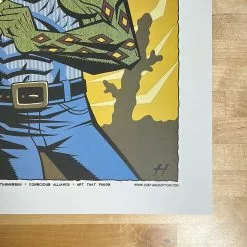 Bonnaroo - 2008 Justin Hampton Poster Manchester, TN Pearl Jam Gig Posters