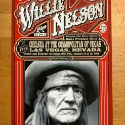 Gig Posters Willie Nelson - 2018 Mattole River Studios Poster Las Vegas, NV 5 Gig Posters Willie Nelson - 2018 Mattole River Studios Poster Las Vegas, NV