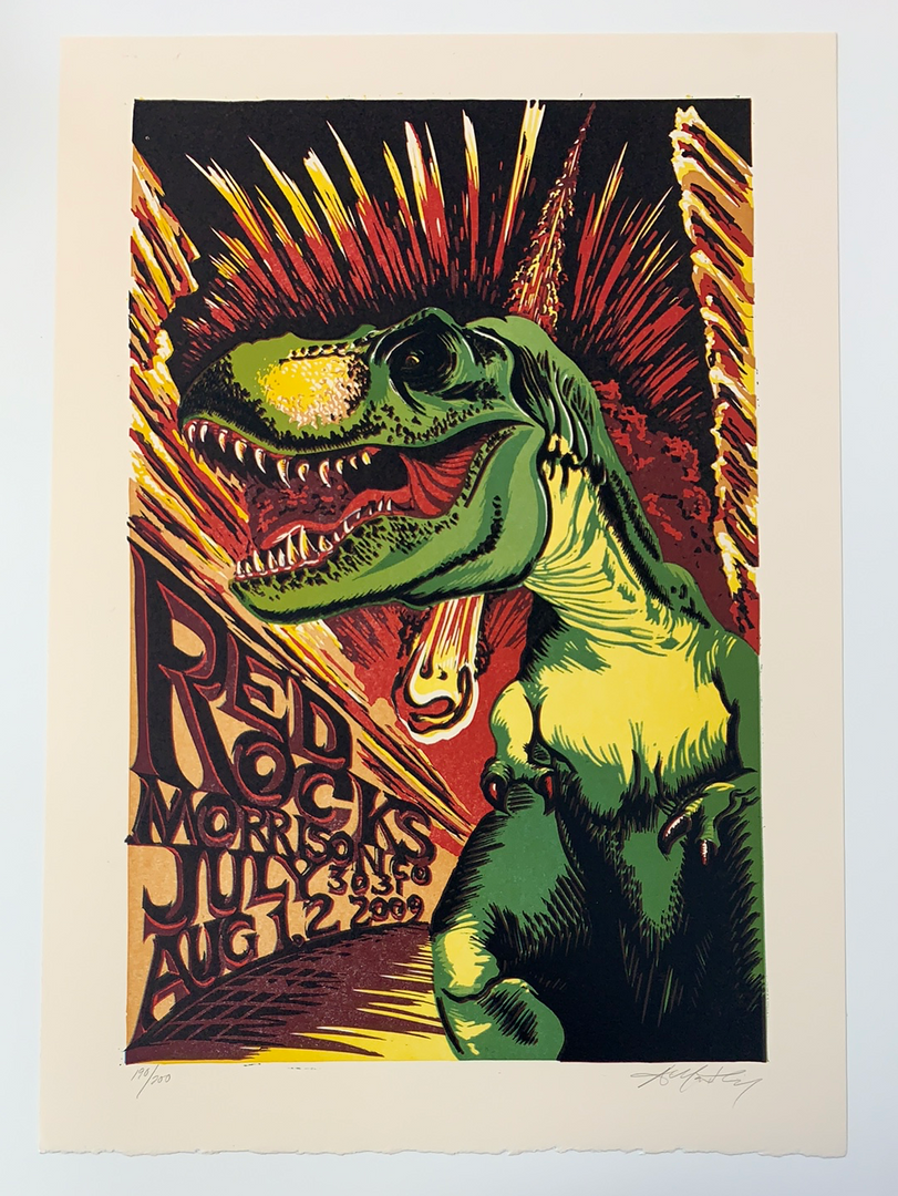 Phish - 2009 AJ Masthay Poster Red Rocks Morrison, CO Colorado 4 Phish - 2009 AJ Masthay Poster Red Rocks Morrison, CO Colorado