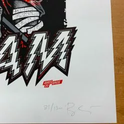 Ames Brothers Pearl Jam - 2014 Ames Design Poster Tulsa, OK BOK Center S/N