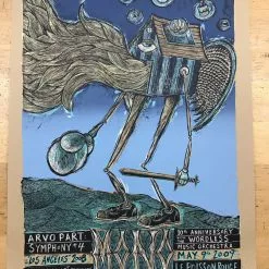 Arvo Part Symphony #4 - 2009 Dan Grzeca Poster Los Angeles Art Prints