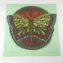 Wooden Resurrection Butterfly - 2013 Dan Grzeca Poster Art Print Art Prints