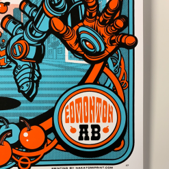 Kings Of Leon - 2017 Jesse Philips Poster Edmonton, AB Rogers Place