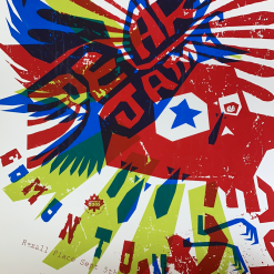 Ames Brothers Gig Posters Pearl Jam - 2005 Ames Design Poster (Damaged) Edmonton, AB, CAN Rexall Place