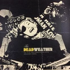 The Dead Weather - 2009 Methane Studios Poster Vancouver Commodore Ballroom Gig Posters